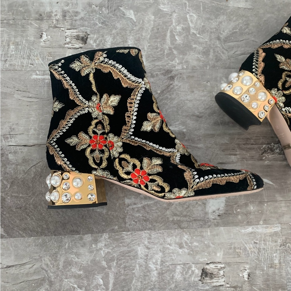 Russell and Bromley heeled ankle boots